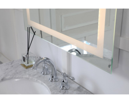 Elegant Wall Mirror - Clear/Warm White, D 24", H 30" (MRE-6013)