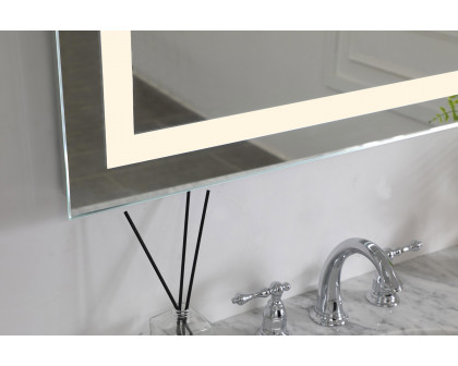 Elegant Wall Mirror - Clear/Warm White, D 24", H 40" (MRE-6014)