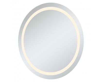 Elegant Wall Mirror - Clear/Warm White, D 36", H 36" (MRE-6016)