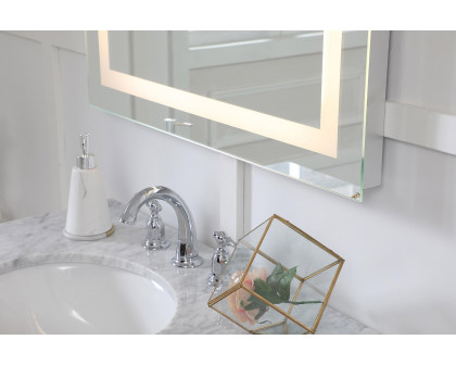 Elegant Wall Mirror - Clear/Warm White, D 28", H 28" (MRE-6020)