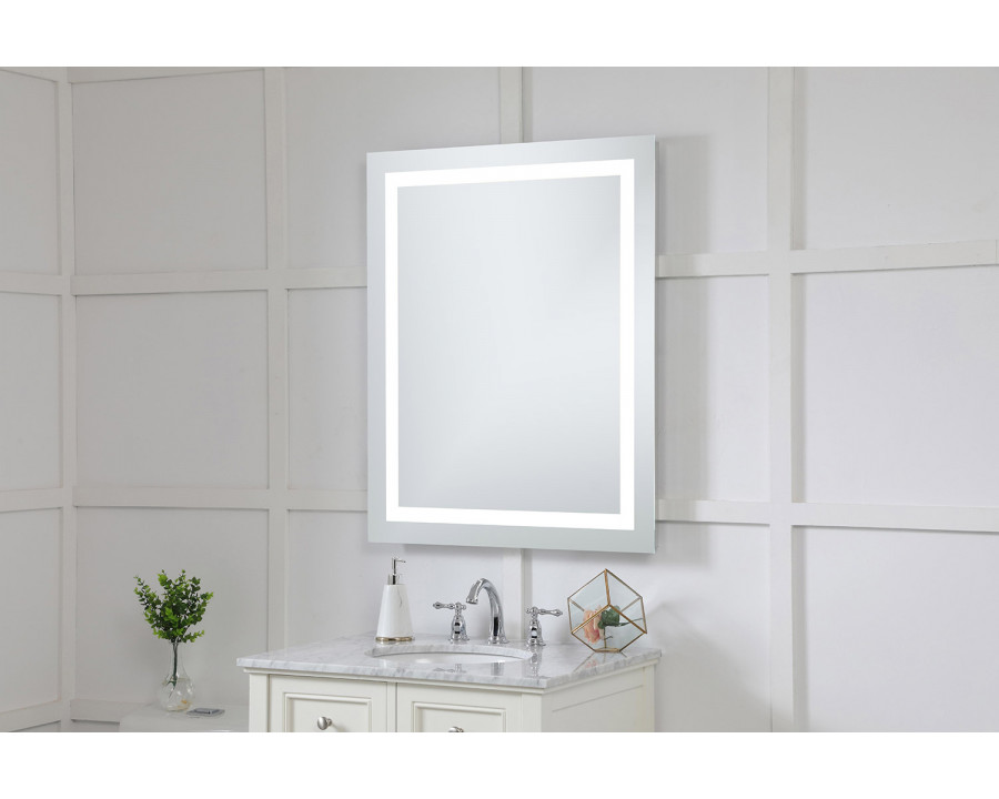 Elegant Wall Mirror - Clear/Cold White, D 32", H 40" (MRE-6031)