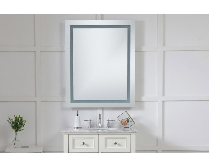 Elegant Wall Mirror - Clear/Cold White, D 32", H 40" (MRE-6031)