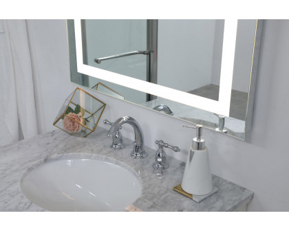 Elegant Wall Mirror - Clear/Cold White, D 32", H 40" (MRE-6031)