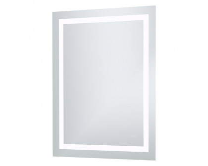 Elegant Wall Mirror - Clear/Cold White, D 32", H 40" (MRE-6031)