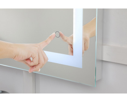 Elegant Wall Mirror - Clear, D 20", H 30" (MRE12030)