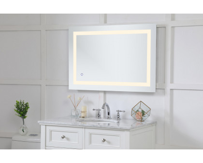 Elegant Wall Mirror - Clear, D 24", H 36" (MRE12436)