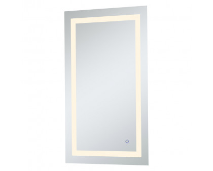 Elegant Wall Mirror - Clear, D 24", H 40" (MRE12440)