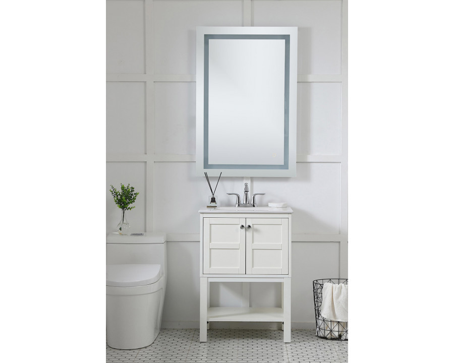 Elegant Wall Mirror - Clear, D 27", H 40" (MRE12740)