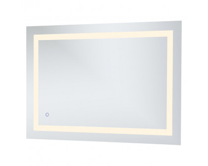 Elegant Wall Mirror - Clear, D 27", H 40" (MRE12740)