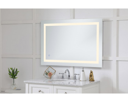 Elegant Wall Mirror - Clear, D 27", H 40" (MRE12740)