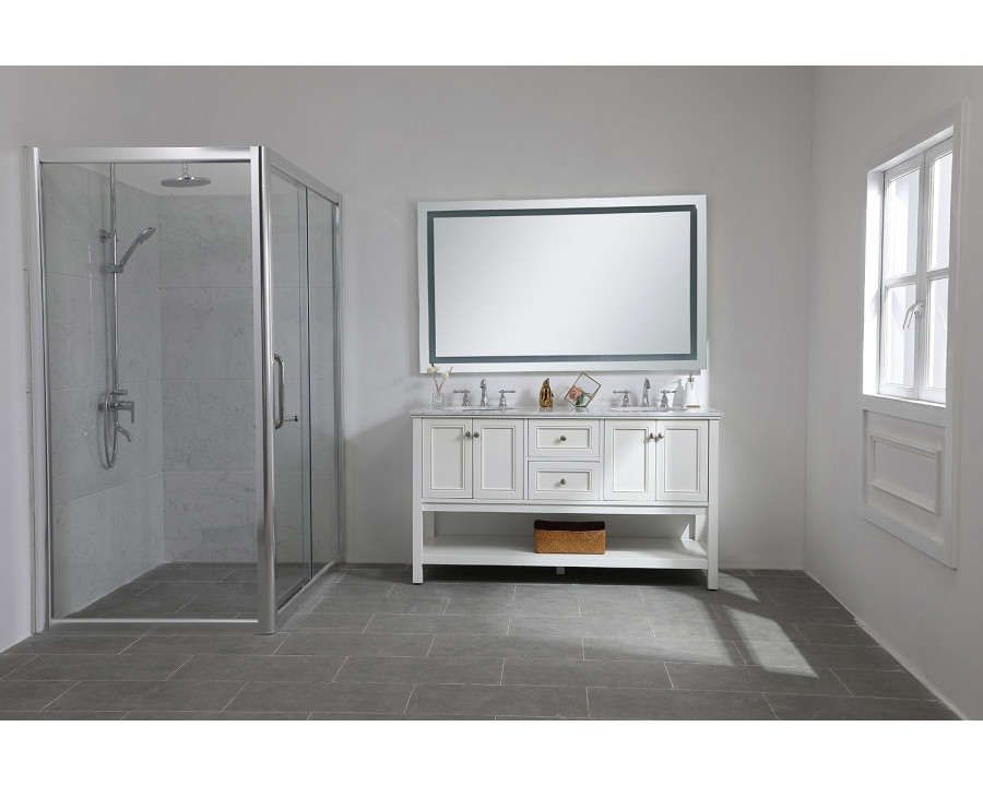 Elegant Wall Mirror - Clear, D 60", H 36" (MRE13660)