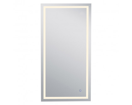 Elegant Wall Mirror - Clear, D 72", H 36" (MRE13672)