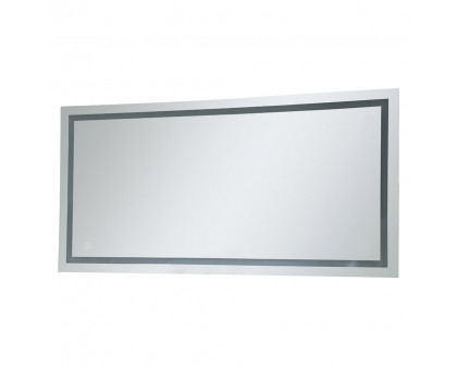 Elegant Wall Mirror - Clear, D 72", H 36" (MRE13672)