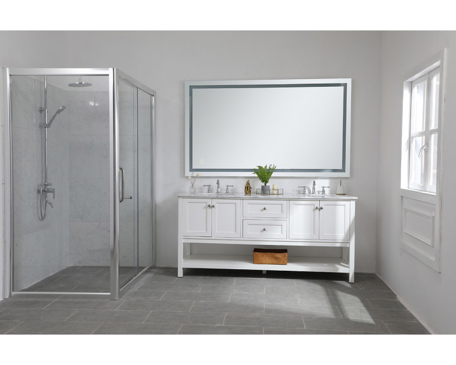 Elegant Wall Mirror - Clear, D 72", H 42" (MRE14272)