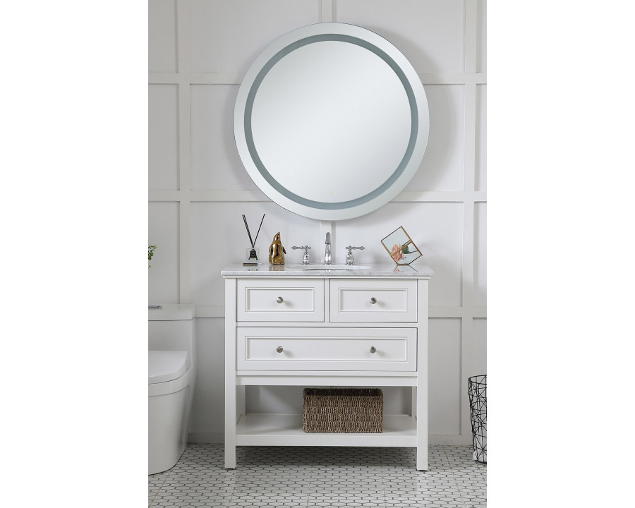 Elegant Wall Mirror - Clear, D 36", H 36" (MRE23636)