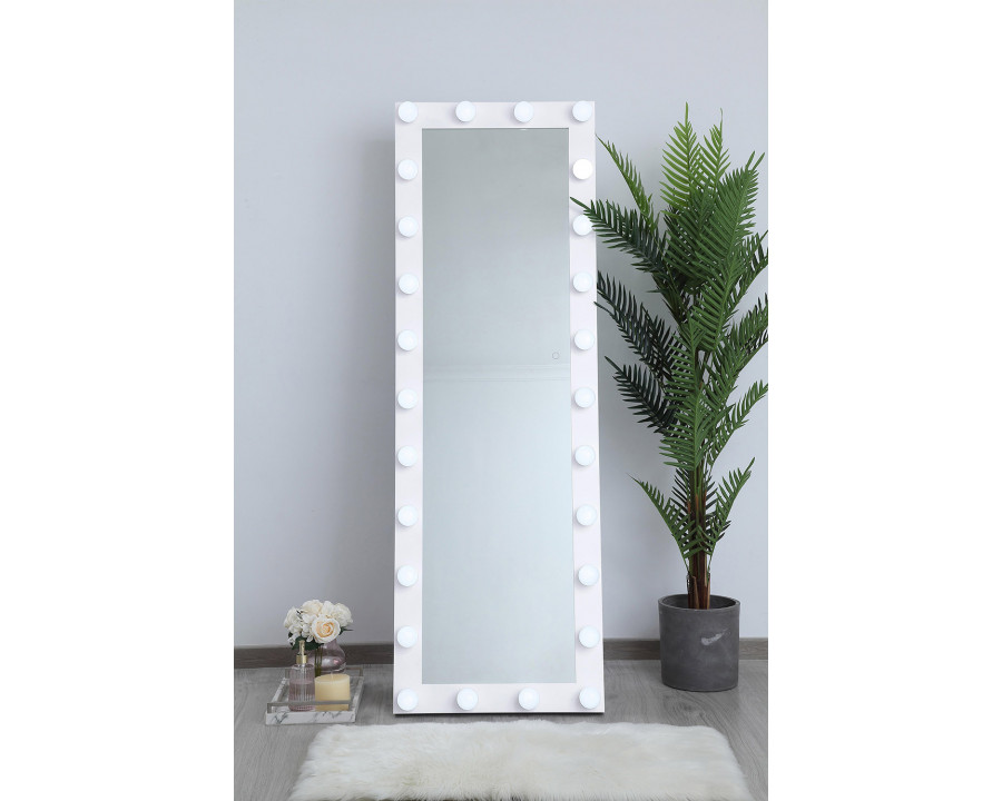 Elegant Wall Mirror - White (MRE32471WH)