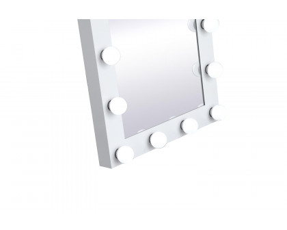 Elegant Wall Mirror - White (MRE32471WH)