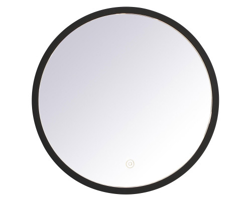 Elegant Wall Mirror - Black, L 18" (MRE6018BK)