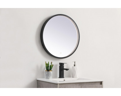 Elegant Wall Mirror - Black, L 21" (MRE6021BK)