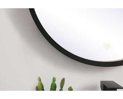 Elegant Wall Mirror - Black, L 21" (MRE6021BK)