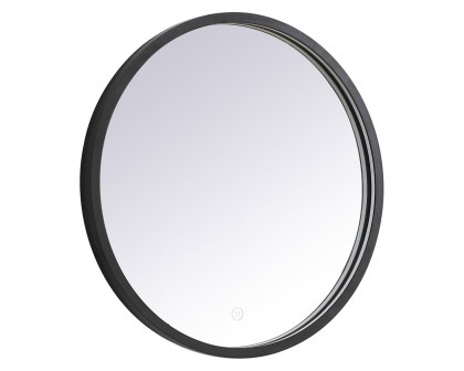 Elegant Wall Mirror - Black, L 21" (MRE6021BK)