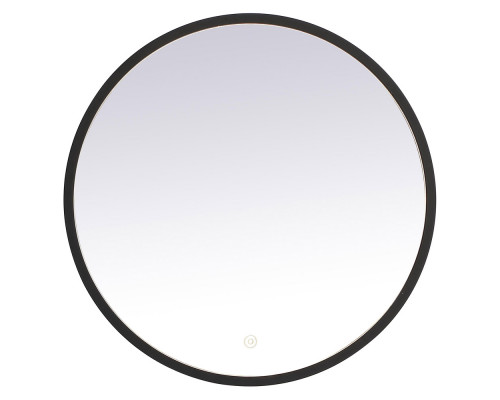 Elegant Wall Mirror - Black, L 24" (MRE6024BK)