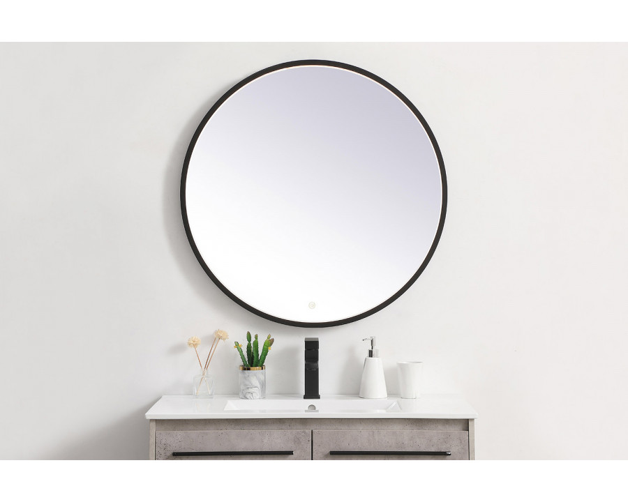 Elegant Wall Mirror - Black, L 32" (MRE6032BK)