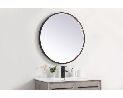 Elegant Wall Mirror - Black, L 32" (MRE6032BK)