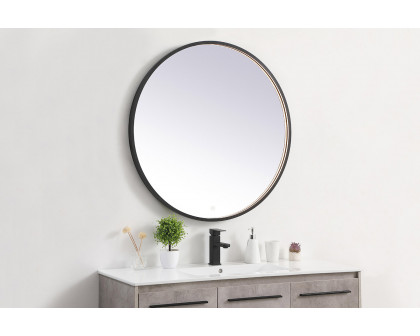 Elegant Wall Mirror - Black, L 36" (MRE6036BK)