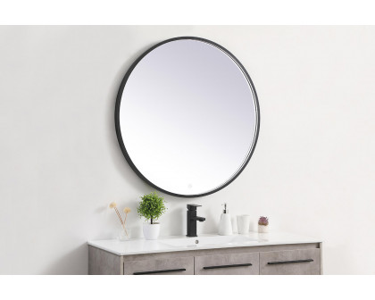 Elegant Wall Mirror - Black, L 36" (MRE6036BK)