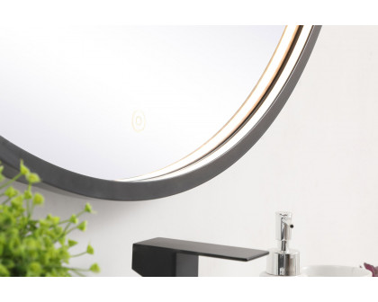 Elegant Wall Mirror - Black, L 36" (MRE6036BK)