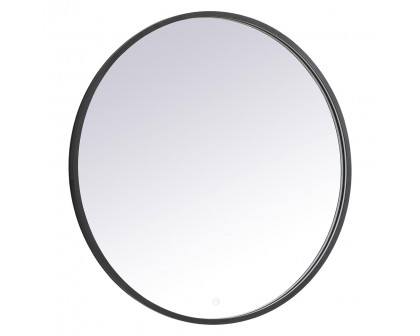 Elegant Wall Mirror - Black, L 36" (MRE6036BK)