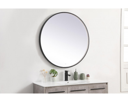 Elegant Wall Mirror - Black, L 39" (MRE6039BK)