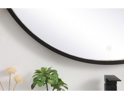 Elegant Wall Mirror - Black, L 39" (MRE6039BK)