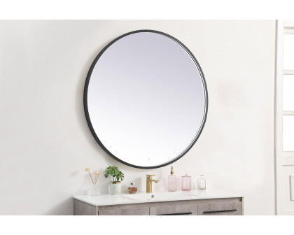 Elegant Wall Mirror - Black, L 42" (MRE6042BK)