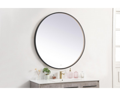 Elegant Wall Mirror - Black, L 42" (MRE6042BK)