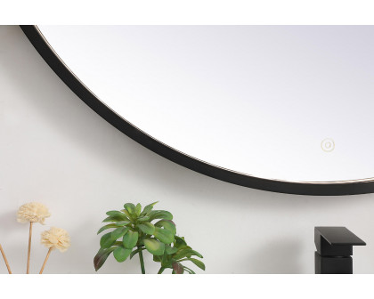 Elegant Wall Mirror - Black, L 42" (MRE6042BK)