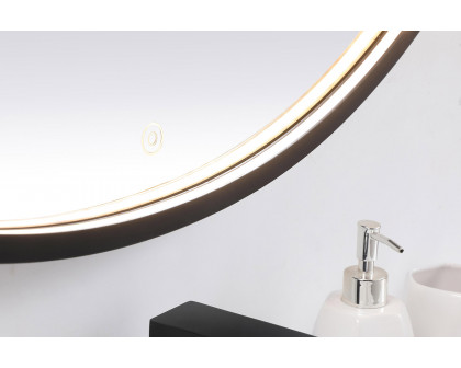 Elegant Wall Mirror - Black, L 45" (MRE6045BK)