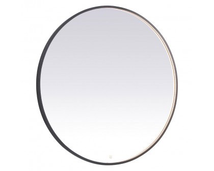 Elegant Wall Mirror - Black, L 45" (MRE6045BK)