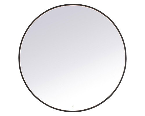 Elegant Wall Mirror - Black, L 48" (MRE6048BK)