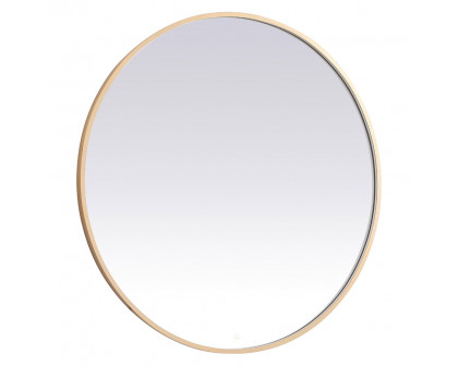 Elegant Wall Mirror - Brass, L 48" (MRE6048BR)