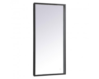 Elegant Wall Mirror - Black, D 18", H 36" (MRE61836BK)