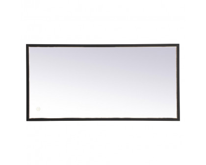 Elegant Wall Mirror - Black, D 18", H 36" (MRE61836BK)