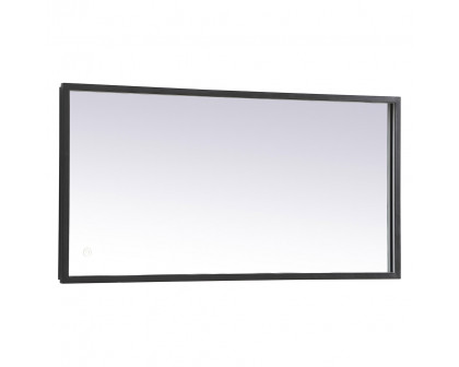 Elegant Wall Mirror - Black, D 18", H 36" (MRE61836BK)