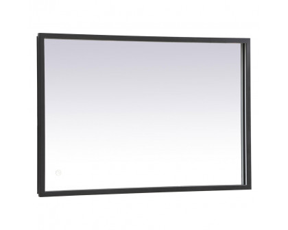 Elegant Wall Mirror - Black, D 20", H 30" (MRE62030BK)