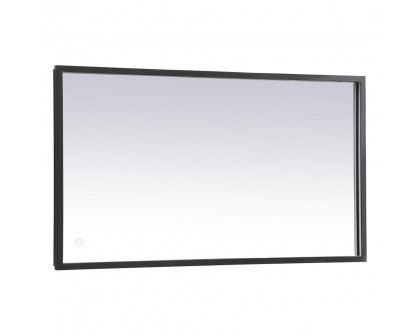 Elegant Wall Mirror - Black, D 20", H 36" (MRE62036BK)