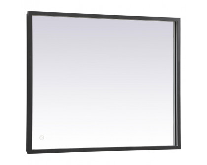 Elegant Wall Mirror - Black, D 24", H 30" (MRE62430BK)