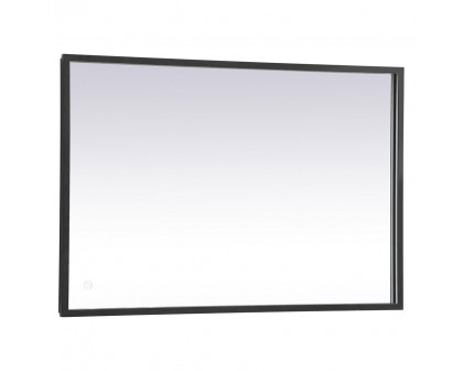 Elegant Wall Mirror - Black, D 24", H 36" (MRE62436BK)