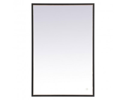 Elegant Wall Mirror - Black, D 24", H 36" (MRE62436BK)