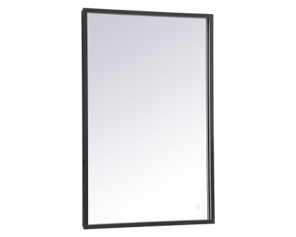 Elegant Wall Mirror - Black, D 24", H 36" (MRE62436BK)